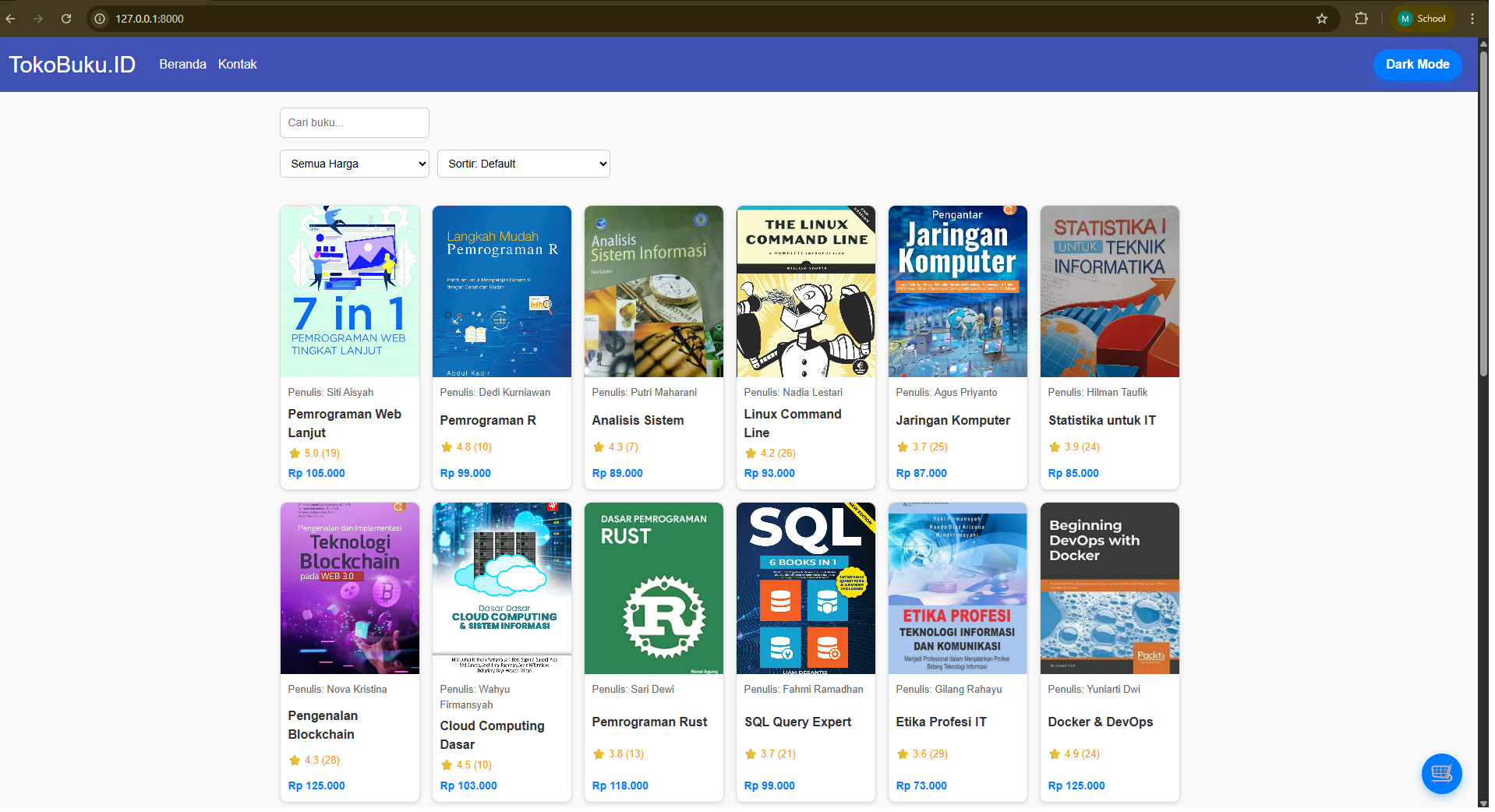 Design and Development of a Web-Based Online Bookstore System with Midtrans Payment Gateway Integration (Tokobuku.ID)